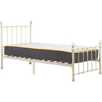 90cm Jessica Bed Cream