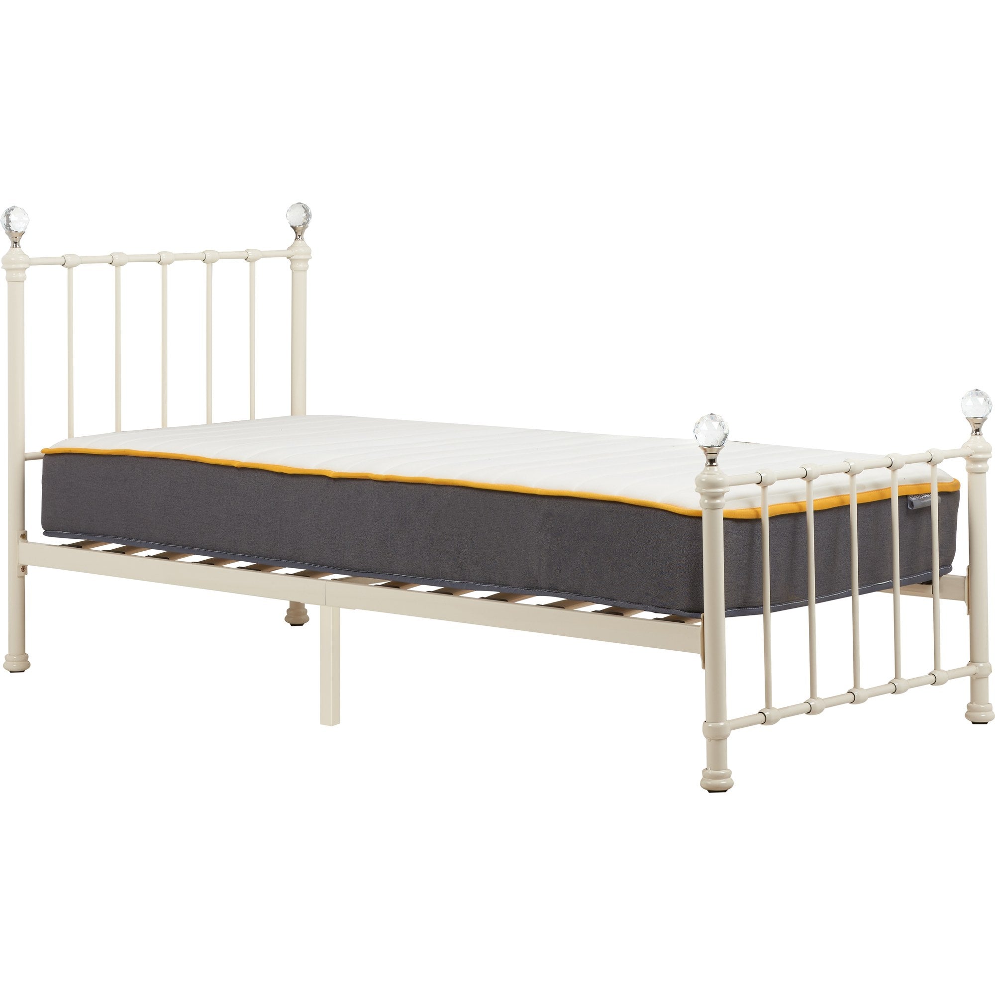90cm Jessica Bed Cream