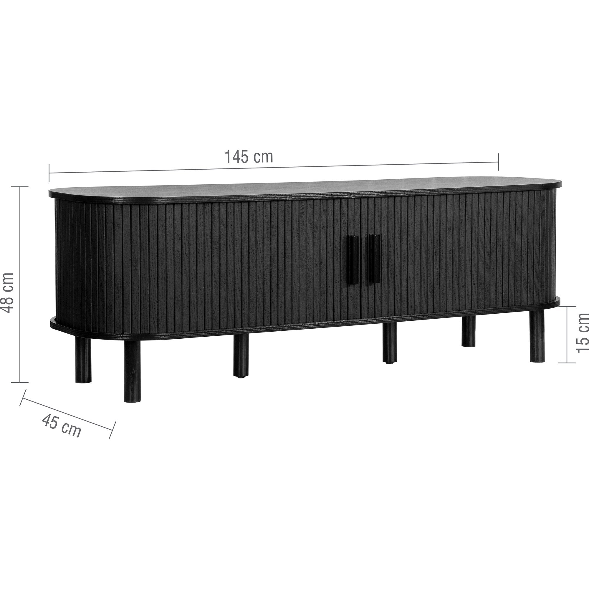 Axel Fluted TV Unit