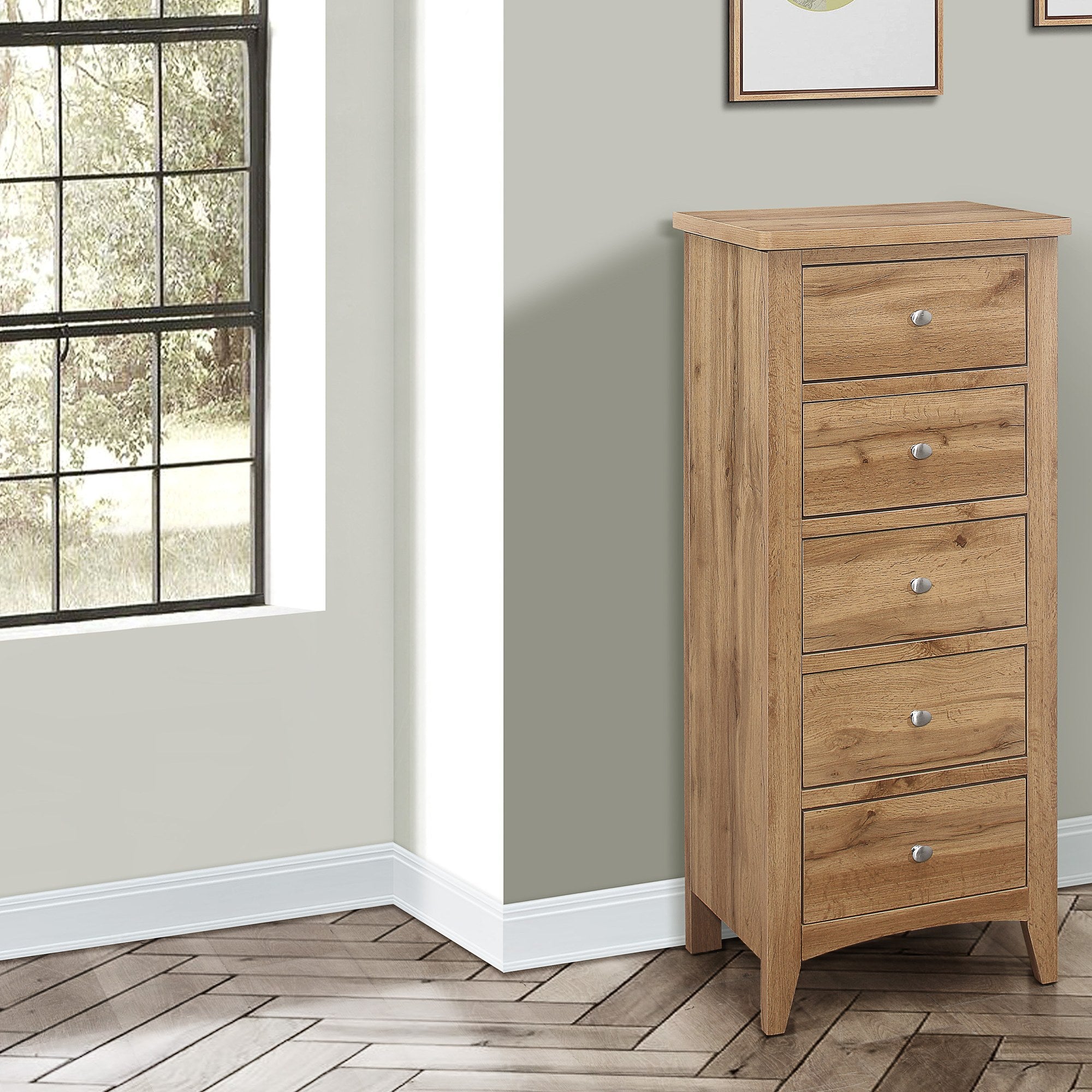Hampstead 5 Drawer Tall Chest