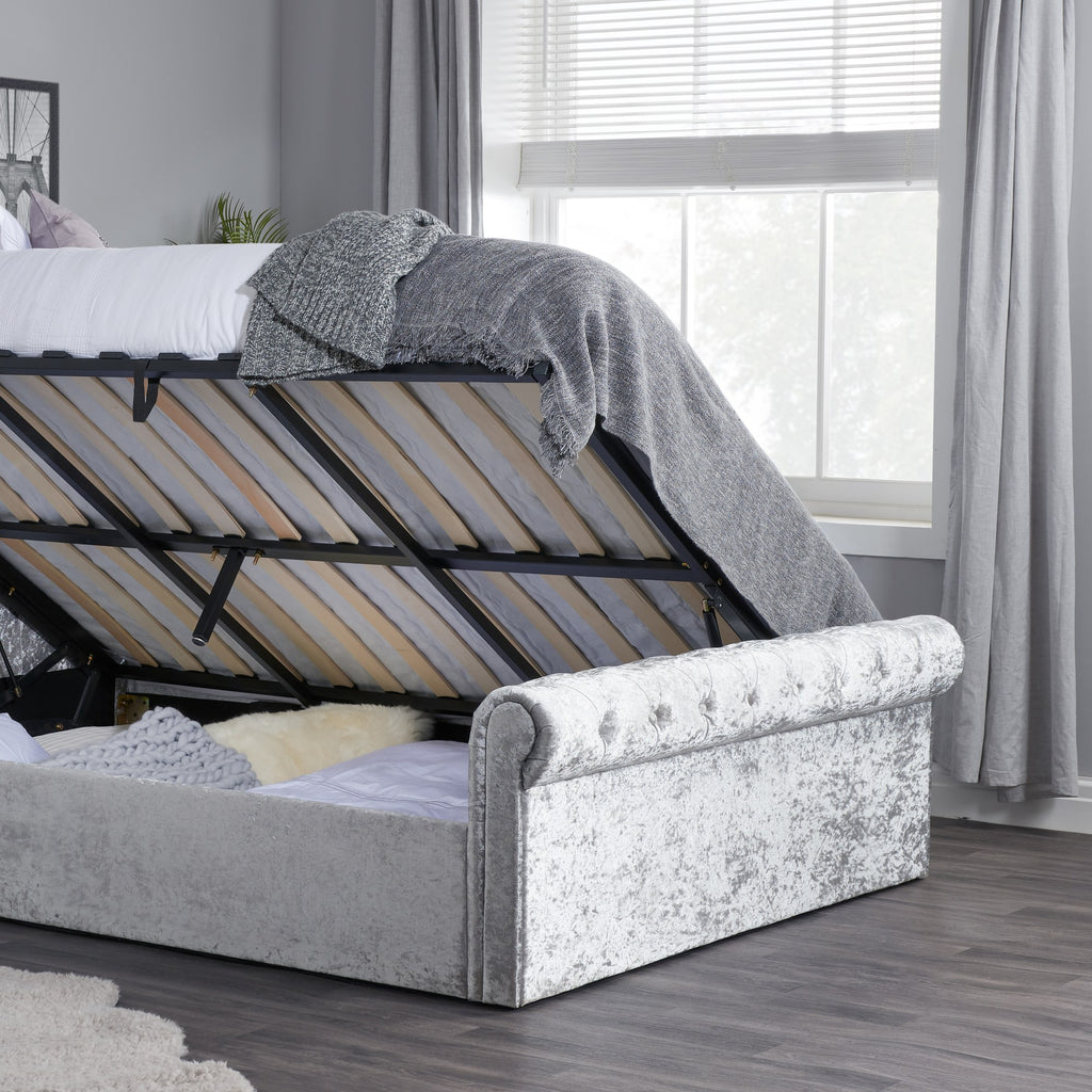 Sienna Double Ottoman Bed