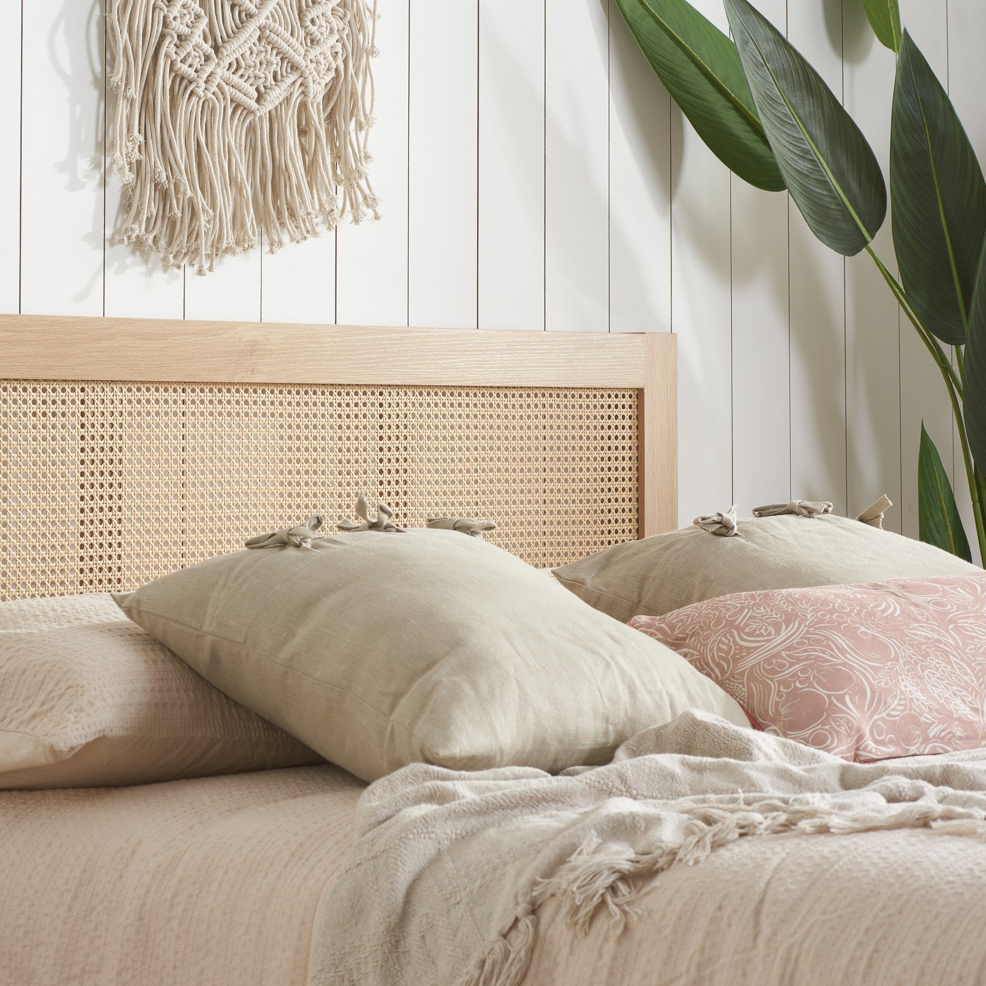 Croxley Ottoman Double Rattan Bed