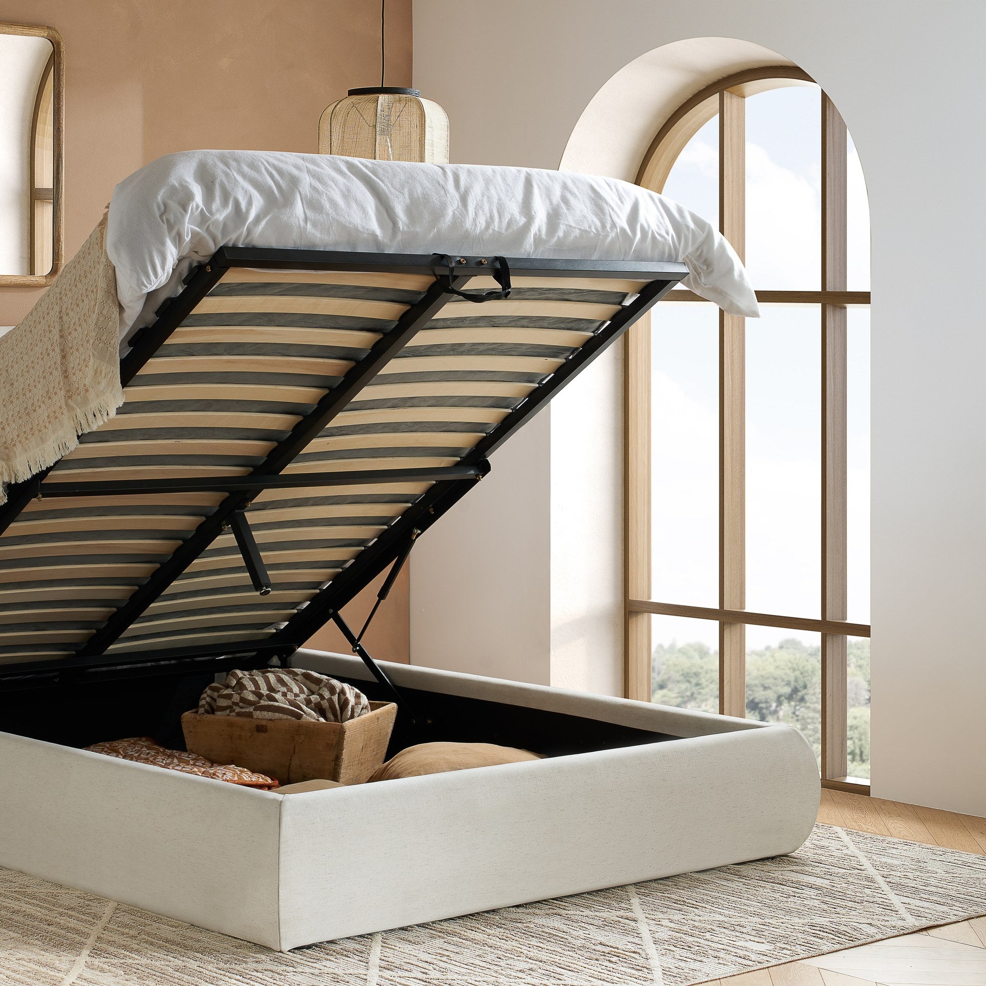 Lanis Ottoman Bed Double