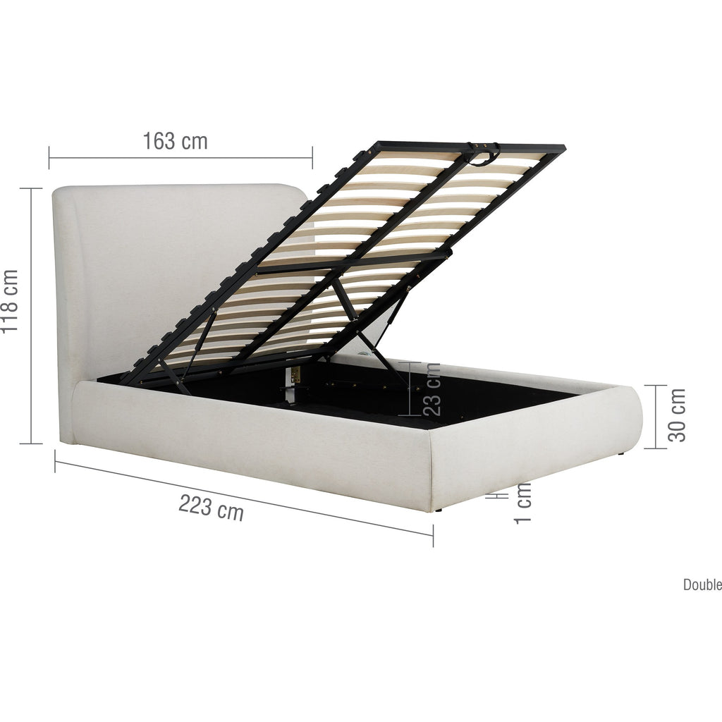 Lanis Ottoman Bed Double