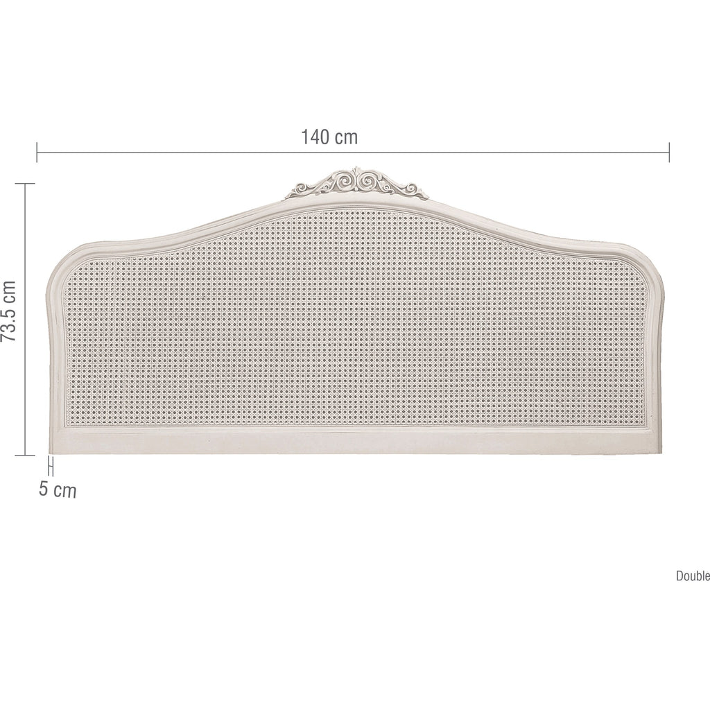Etienne Rattan Double Headboard