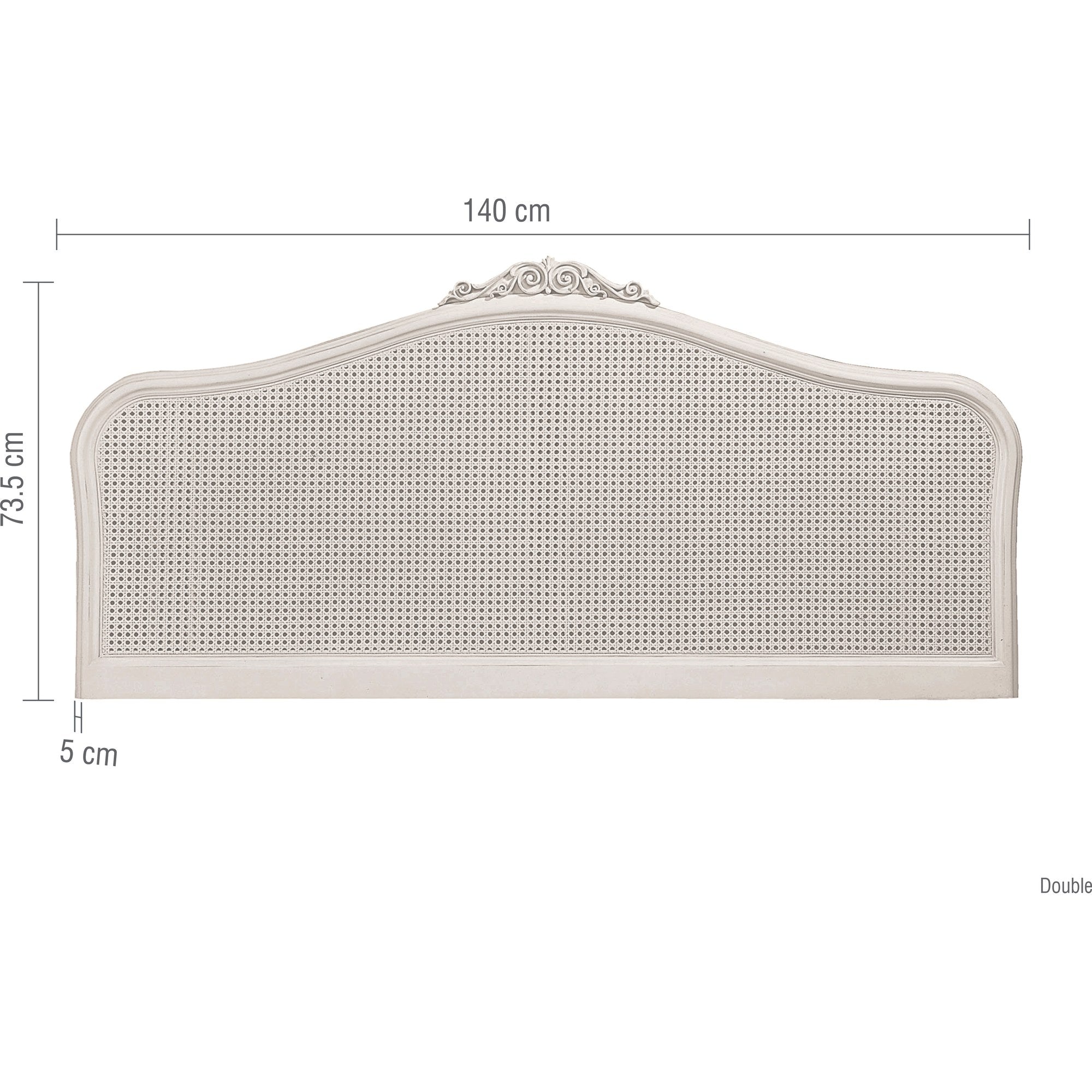 Etienne Rattan Double Headboard