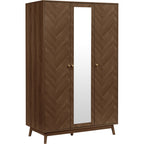 Herringford 3 Door Wardrobe With Mirror