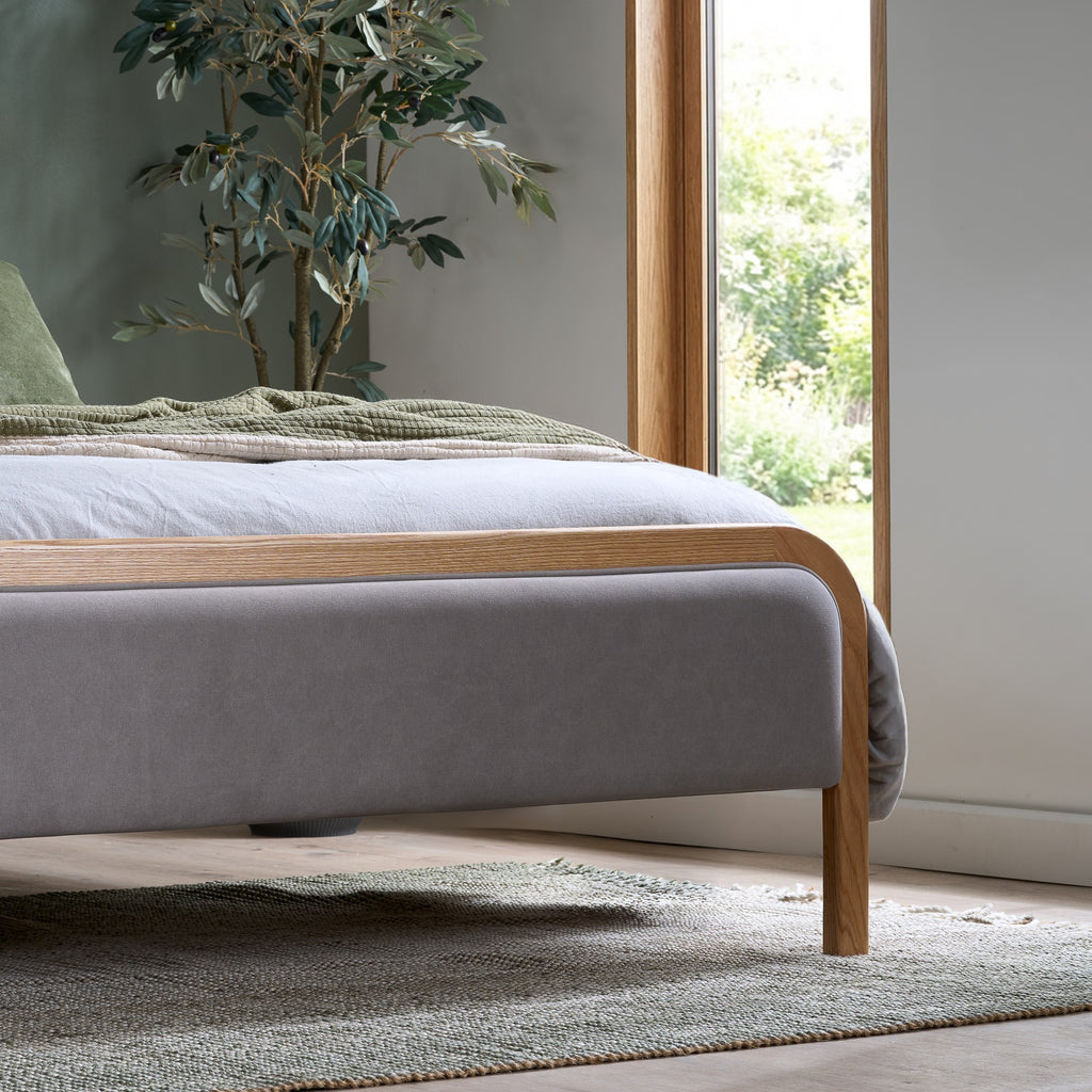 Liana Double Bed Oak