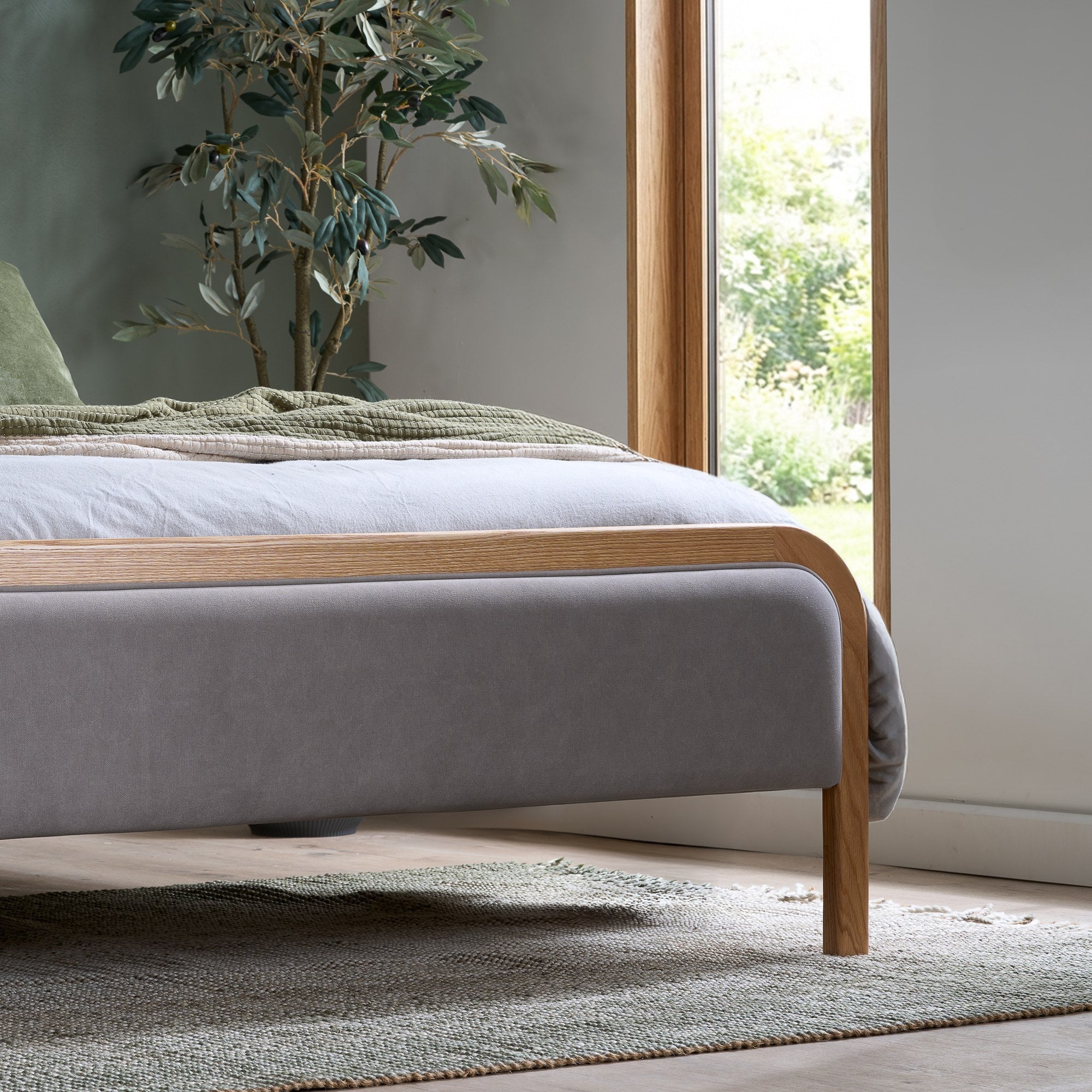 Liana Double Bed Oak