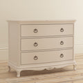 Ivory 3 Drawer Low Chest