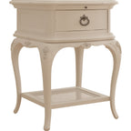 Ivory 1 Drawer Bedside Chest