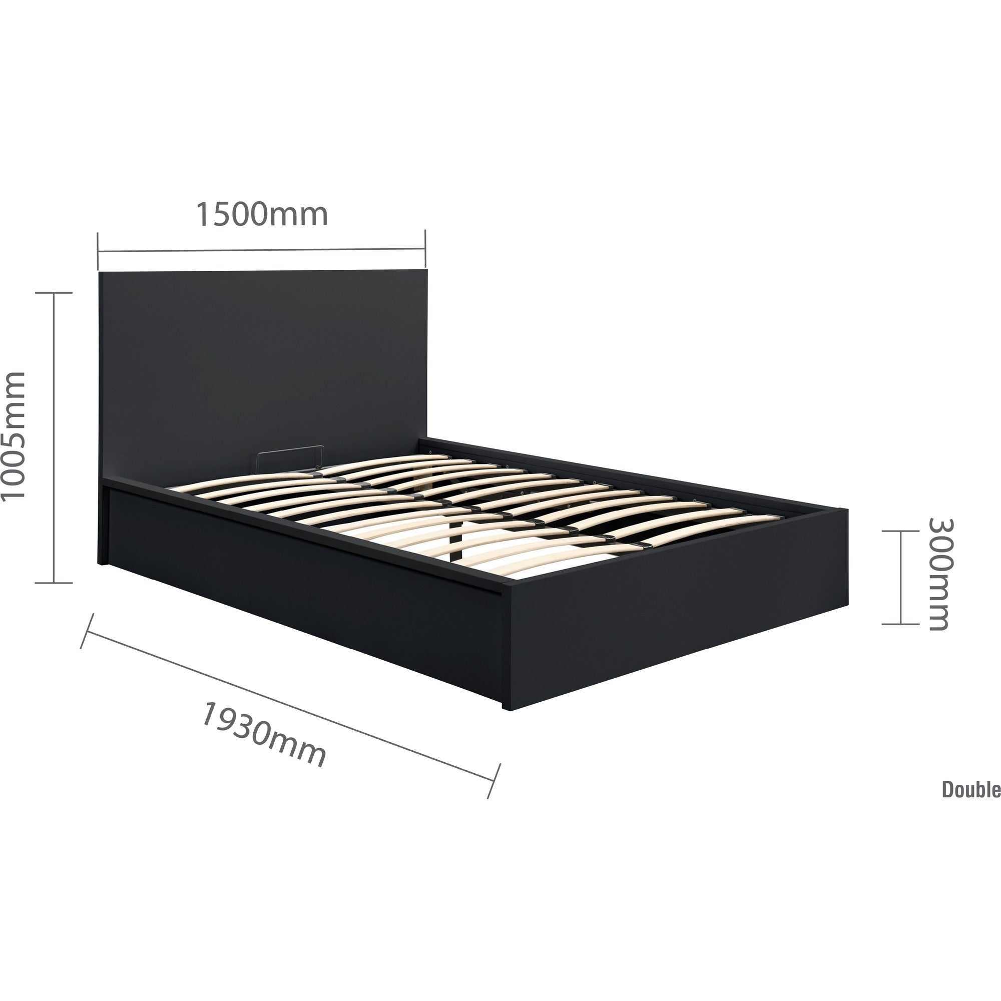 Oslo Double Ottoman Bed