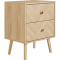 Herringford 2 Drawer Bedside