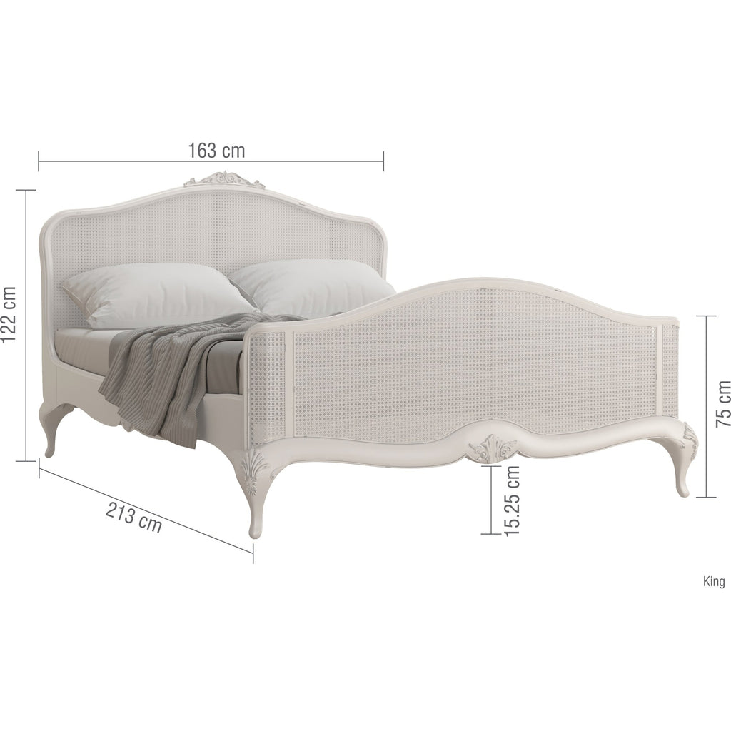 Etienne Rattan King Bed