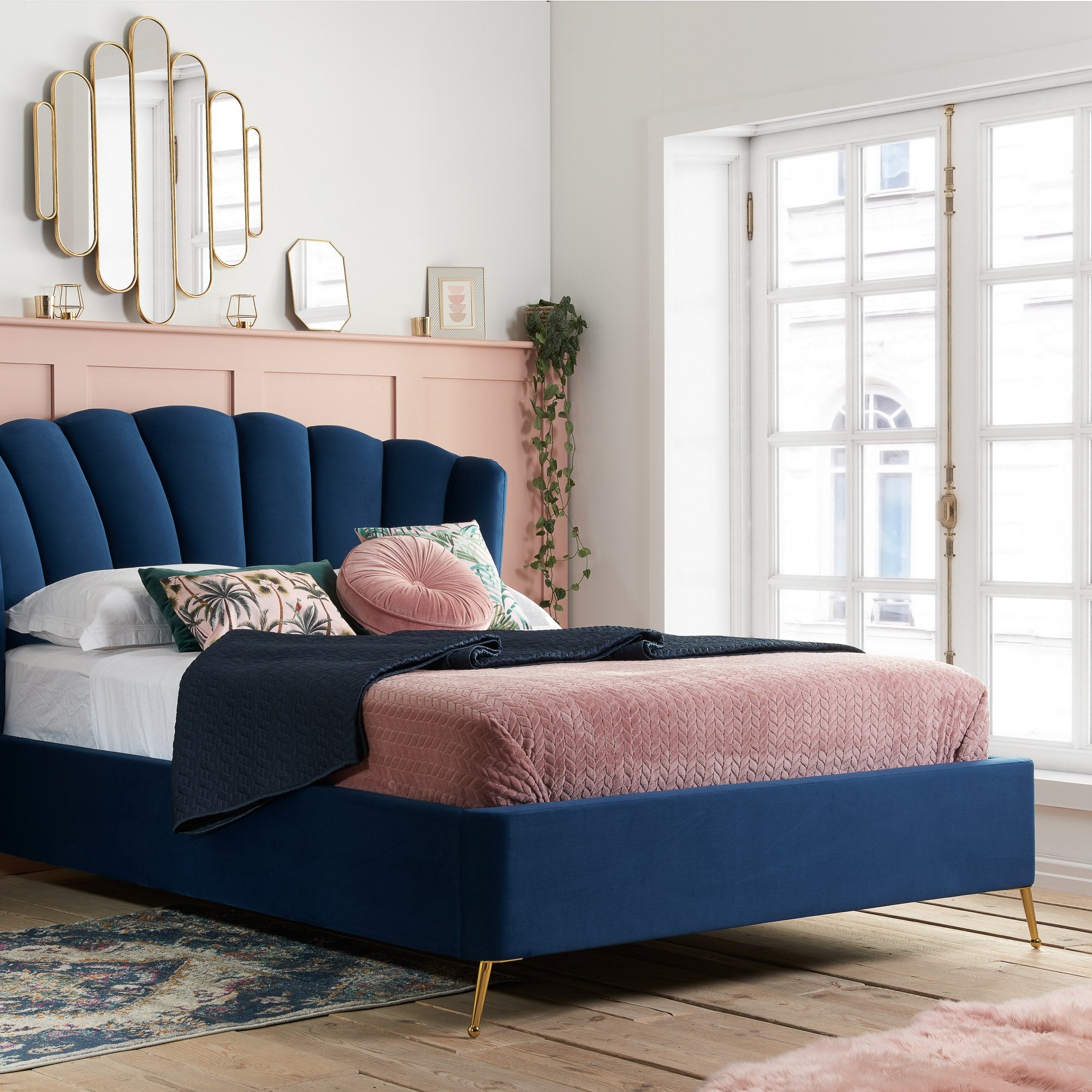 Lottie King Ottoman Bed