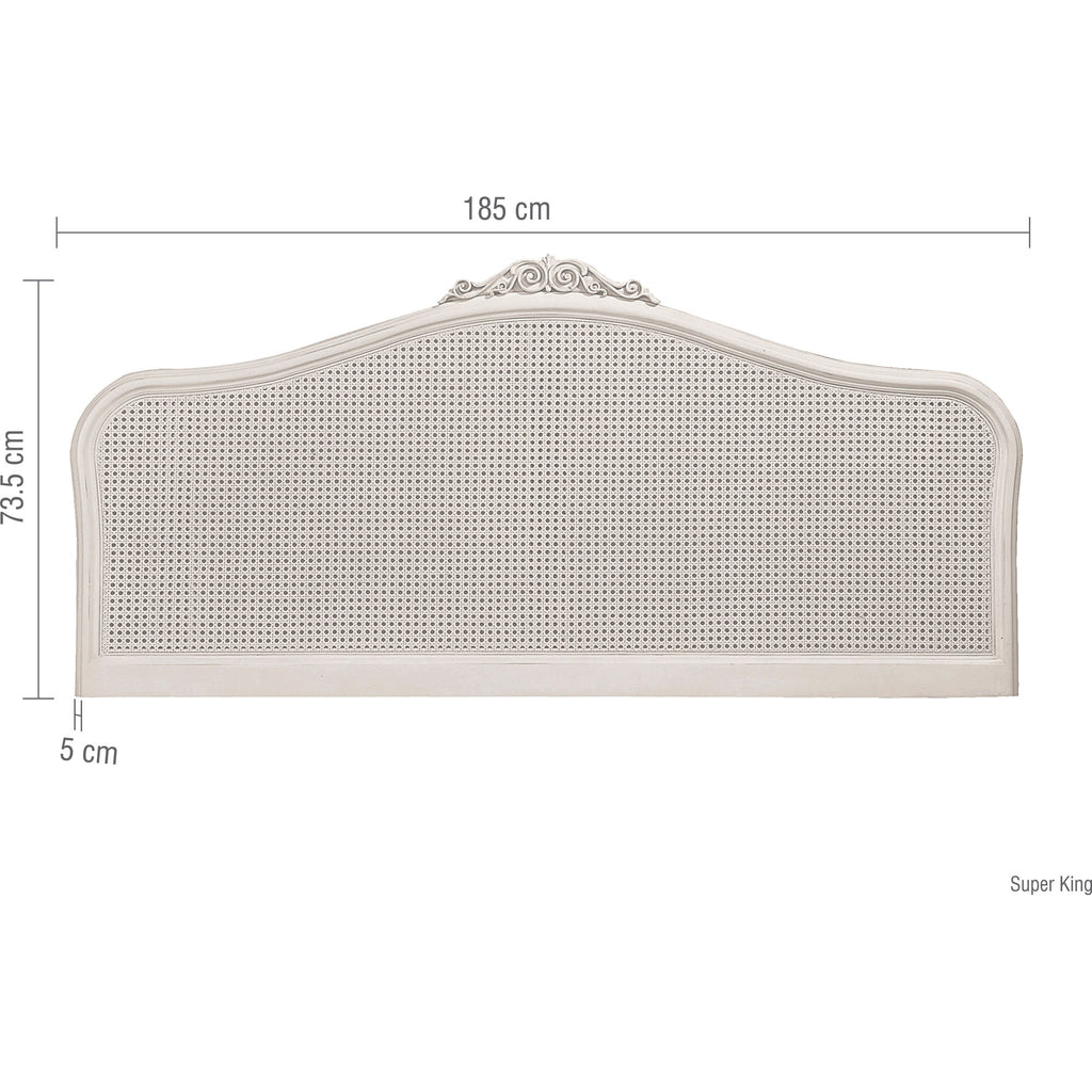 Etienne Rattan Super King Headboard