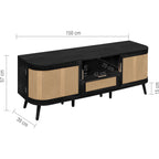Noah 2 Door 1 Drawer TV Unit