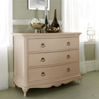 Ivory 3 Drawer Low Chest