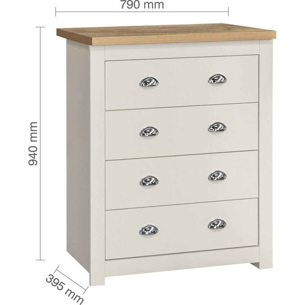 Highgate 4 Drawer Chest