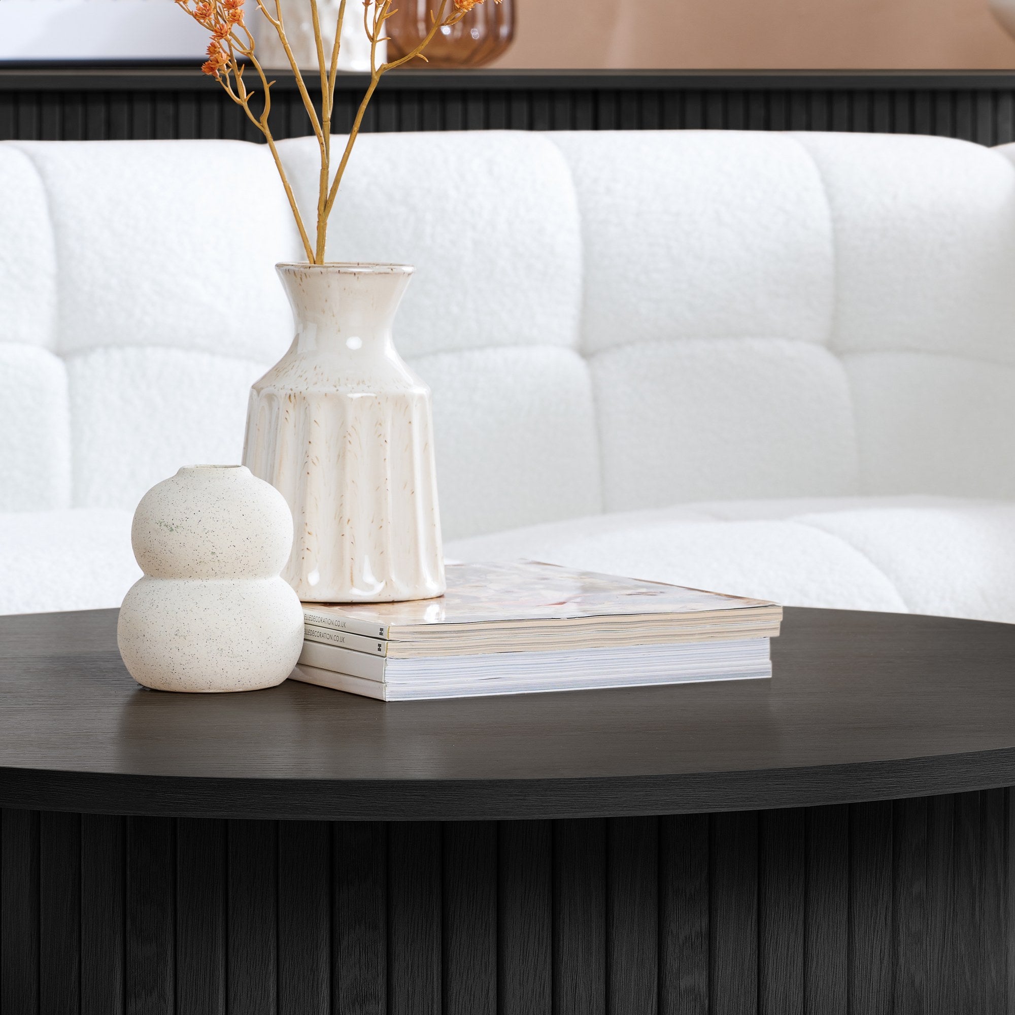 Axel Round Fluted Coffee Table