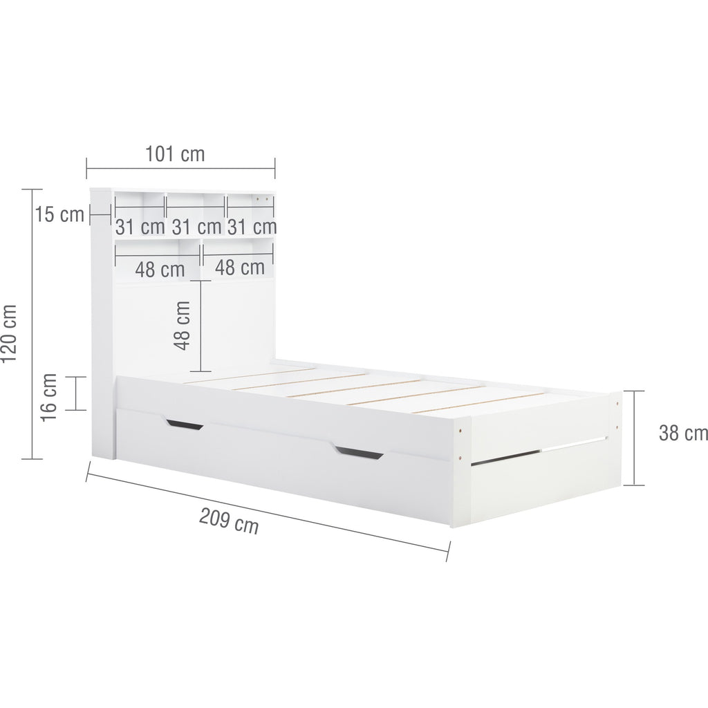 Alfie Single Storage Bed