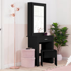 Evelyn 1 Drawer Sliding Mirror Dressing Table