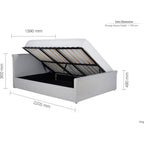 Stratus King Ottoman Bed