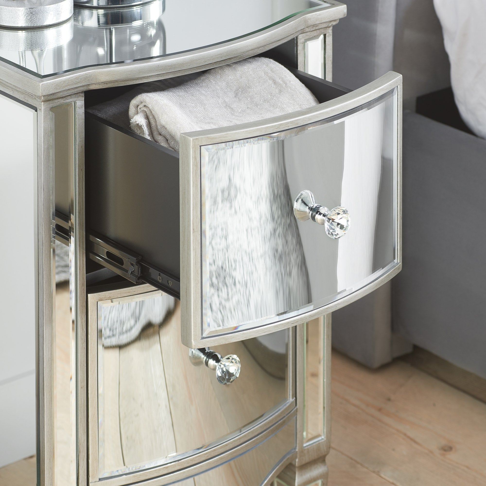 Elysee 2 Drawer Bedside