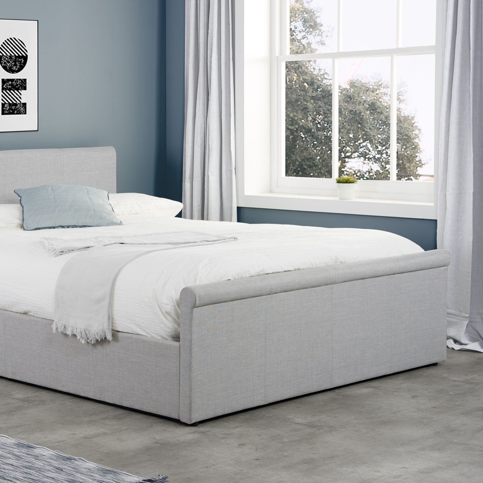 Stratus Double Ottoman Bed