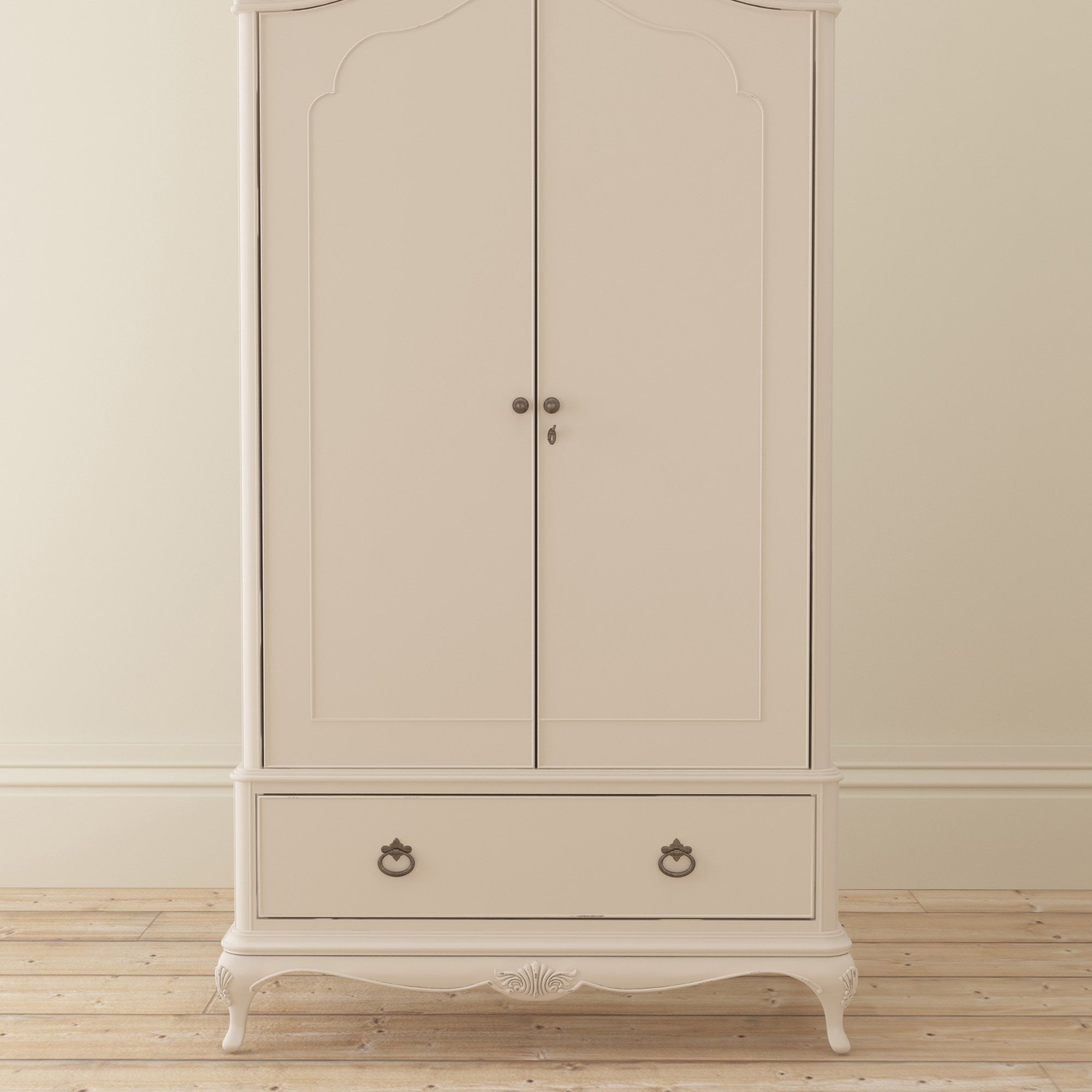 Ivory Double Wardrobe