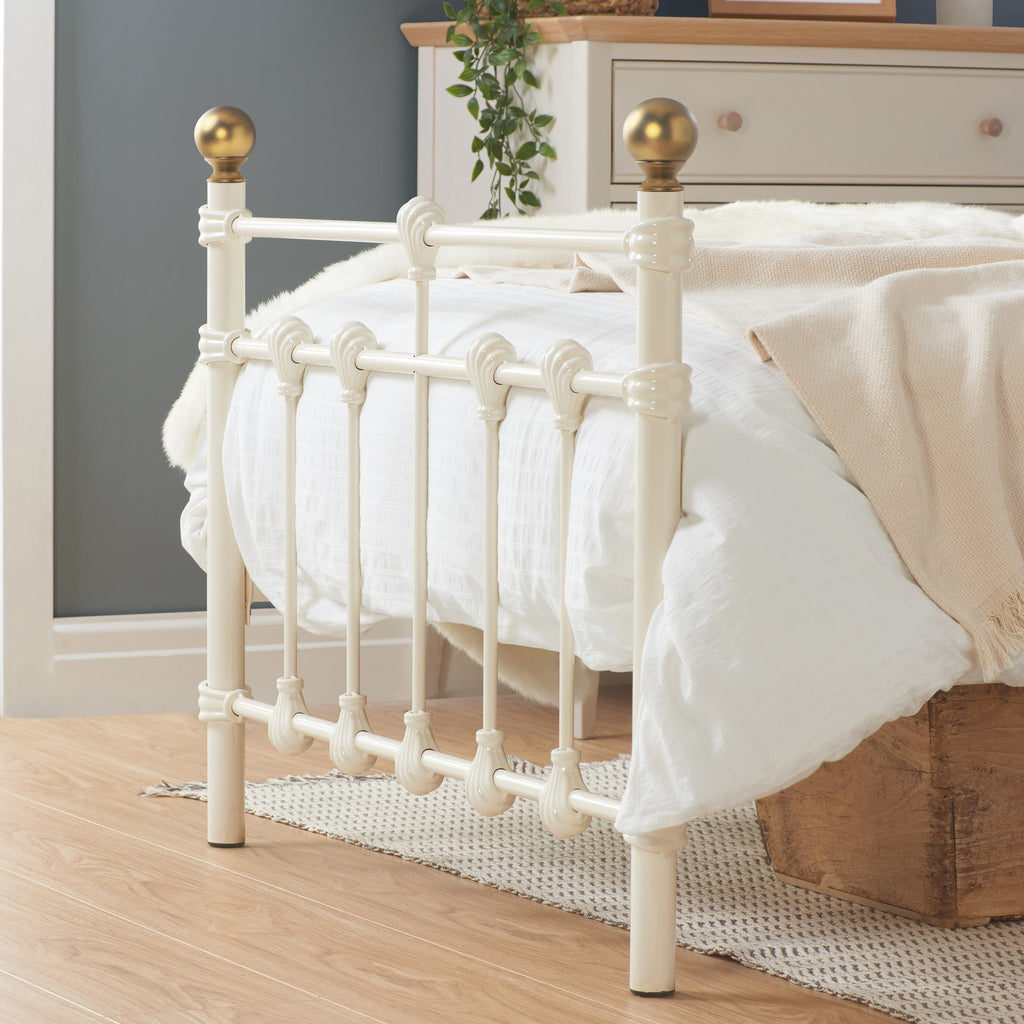 90cm Atlas Bed Cream