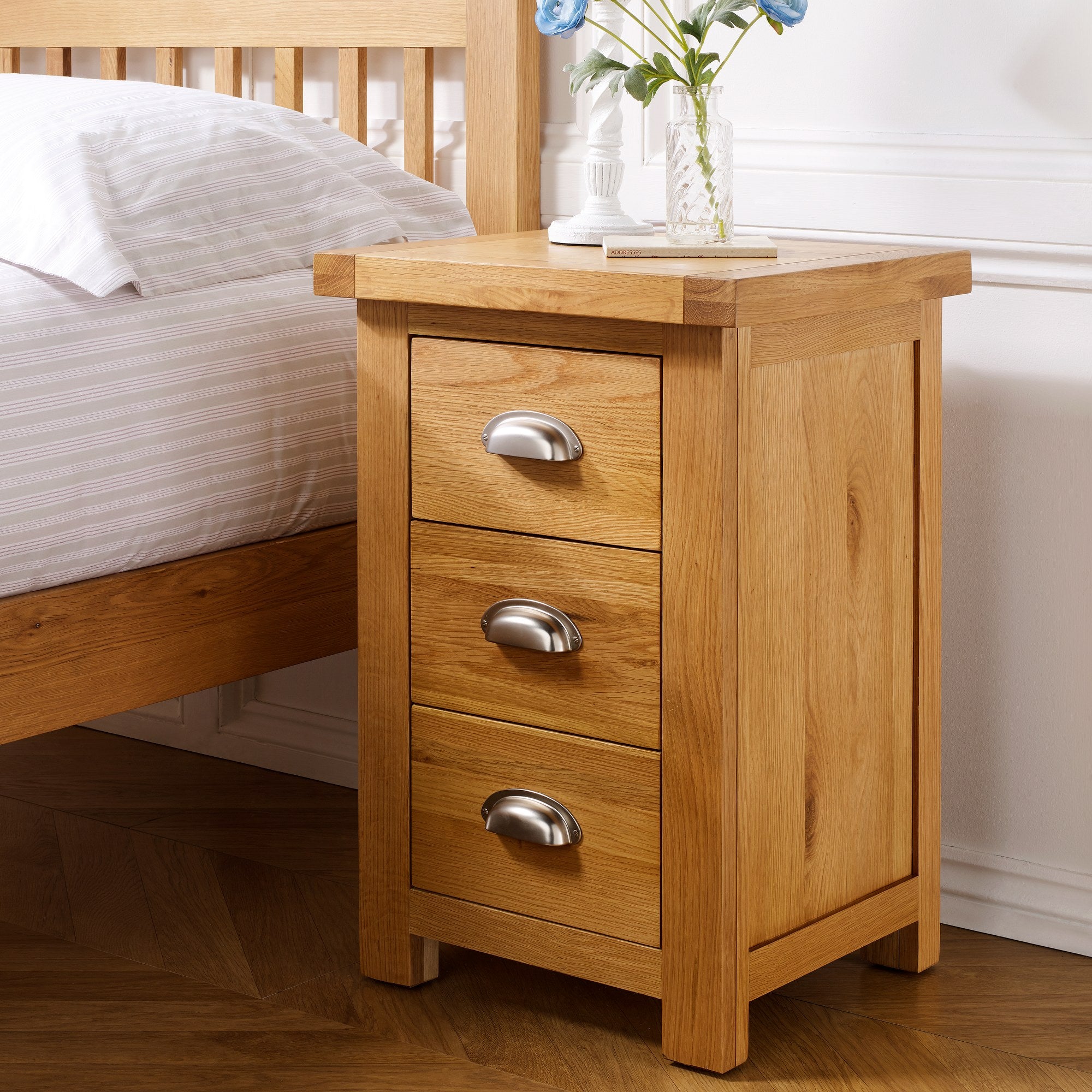 Woburn Large 3 Drawer Bedside