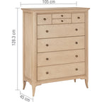 Toulon 8 Drawer Merchant Chest