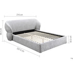 Milan King Bed