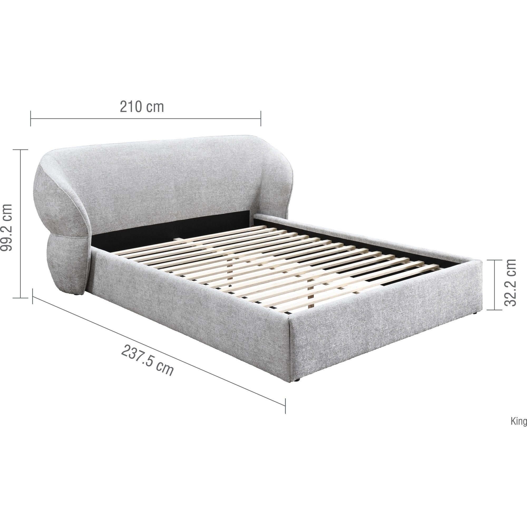 Milan King Bed