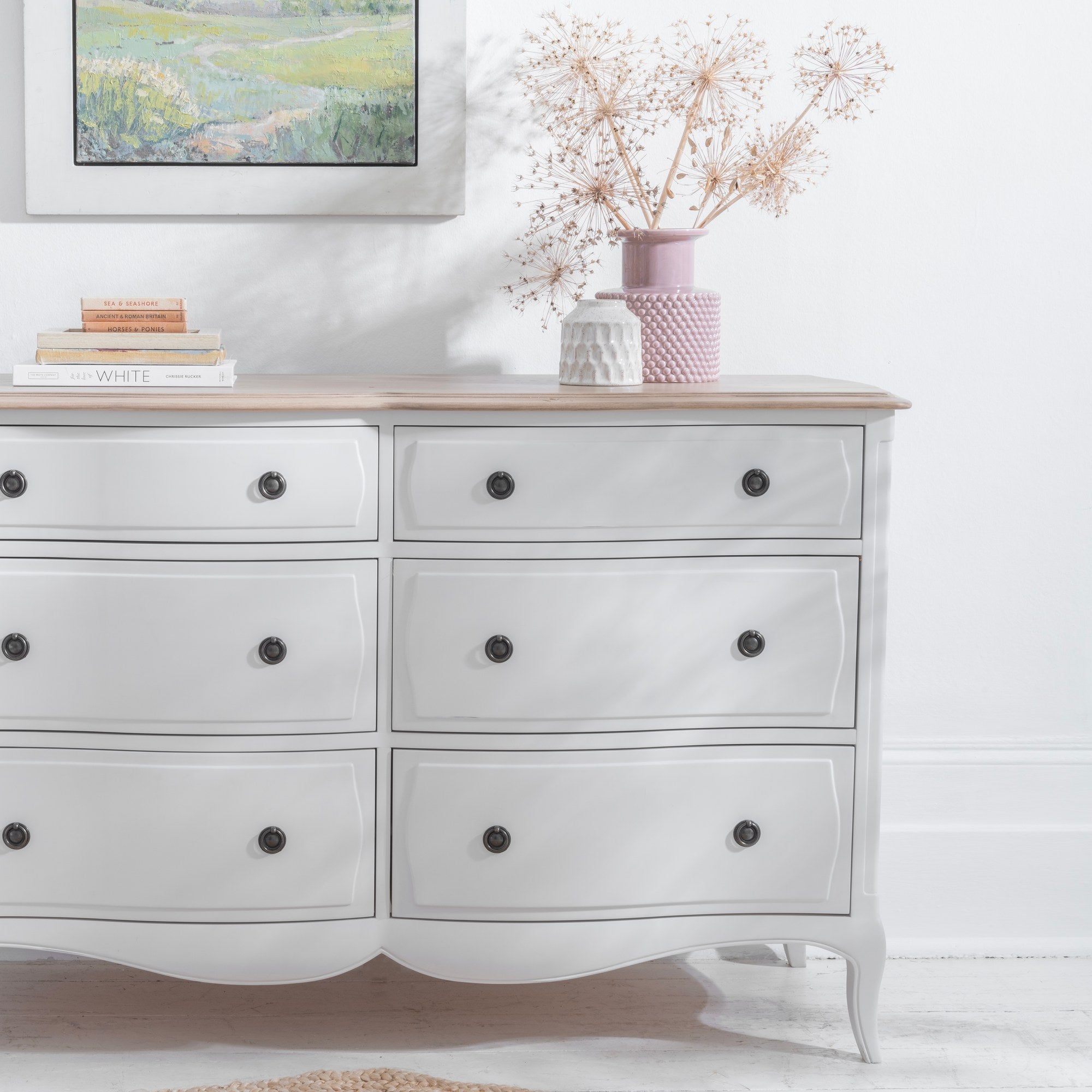 Amelie 6 Drawer Wide Chest