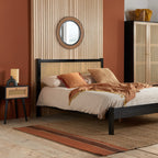 Croxley 1 Drawer Rattan Bedside