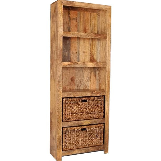 Dakota 76cm Tall Shelves with Baskets
