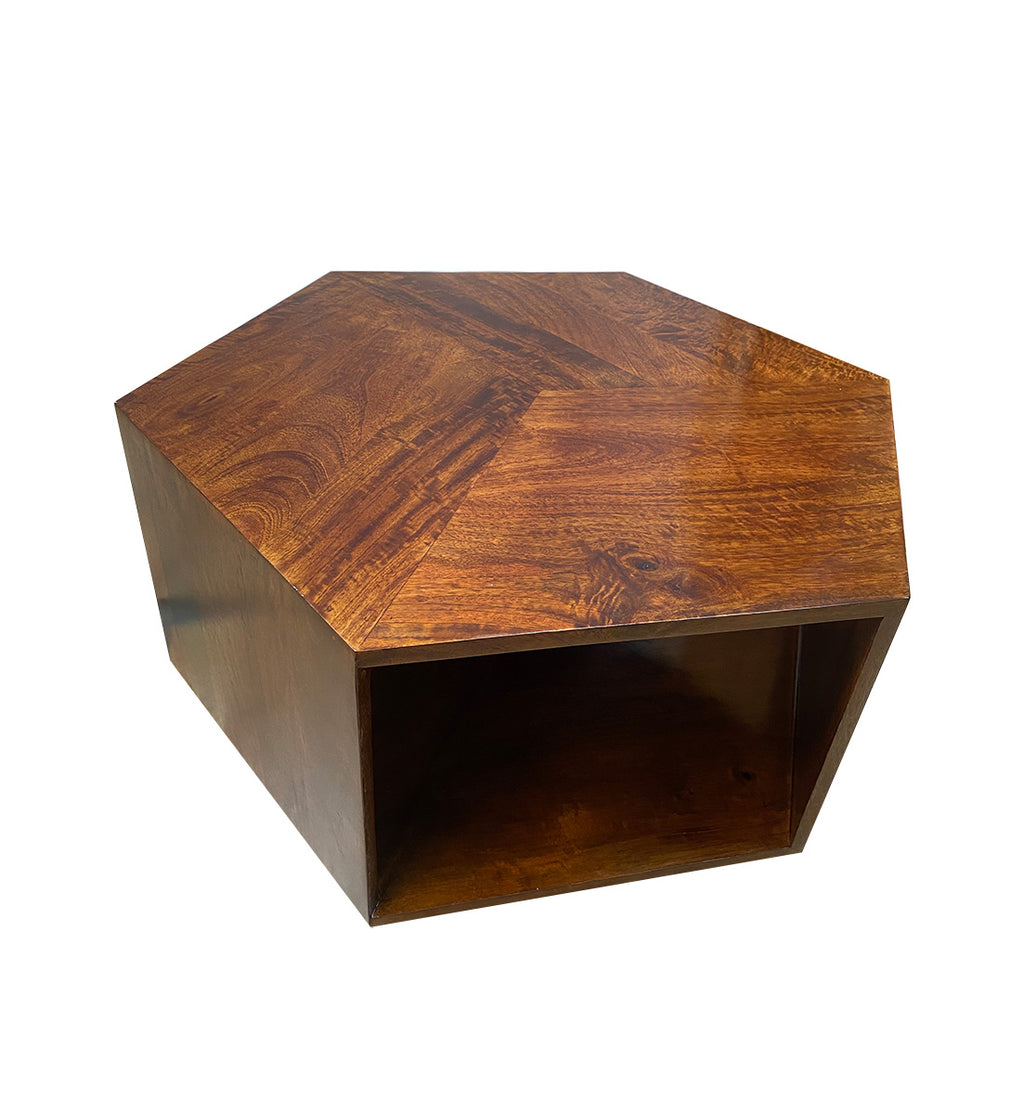 Geo Mango Hexagon Coffee Table