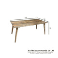 Light Vintage Mango Wood Dining Table, 180cm