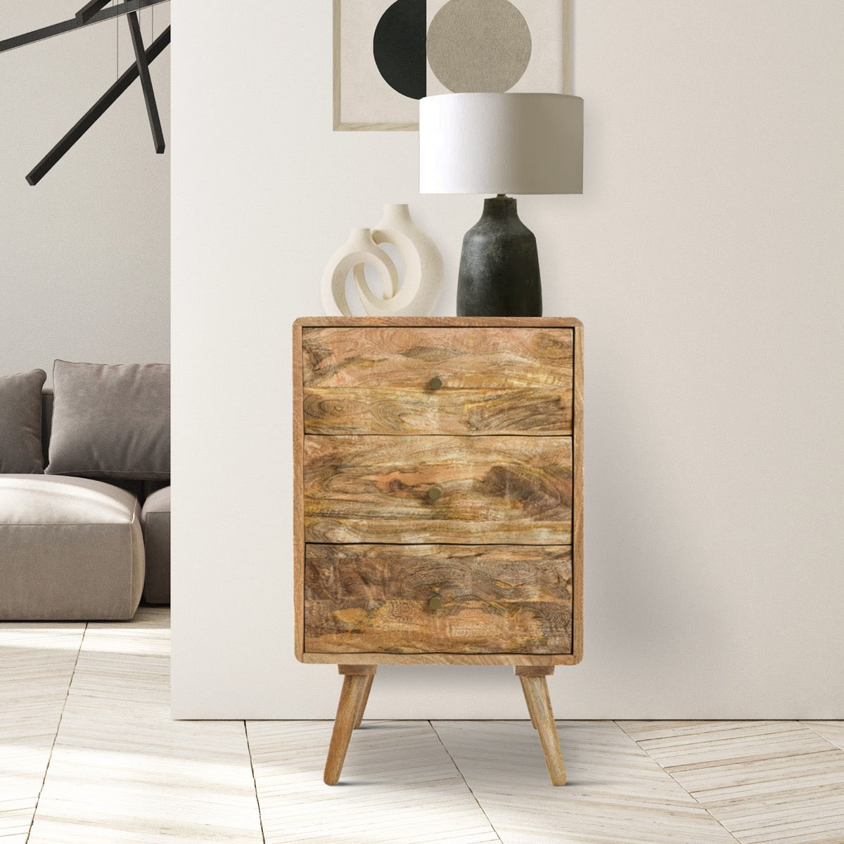 Geo Mango 45cm 3 Drawer Chest
