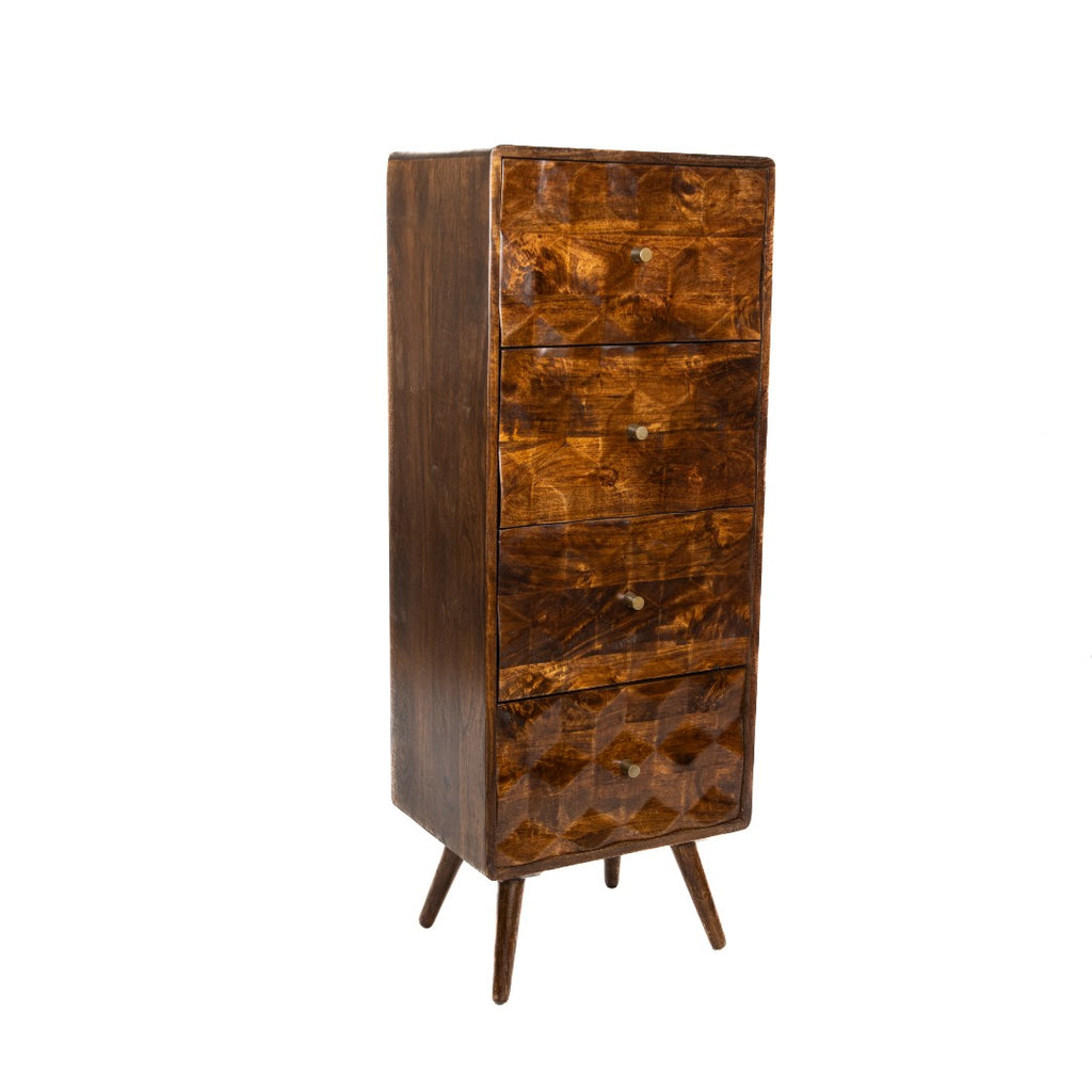 Geo Mango 45cm Tall Chest