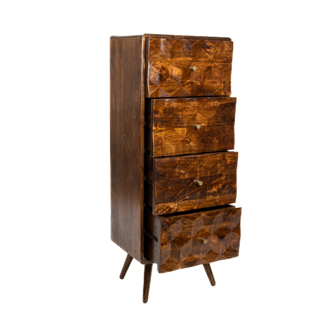 Geo Mango 45cm Tall Chest