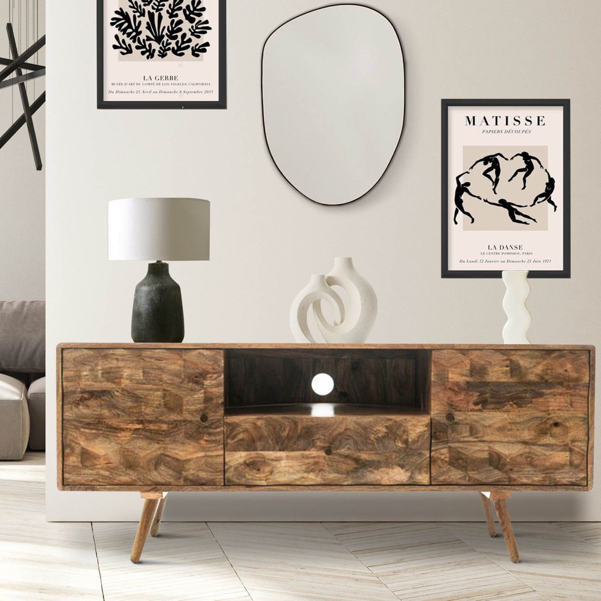 Geo Mango 145cm Media Unit