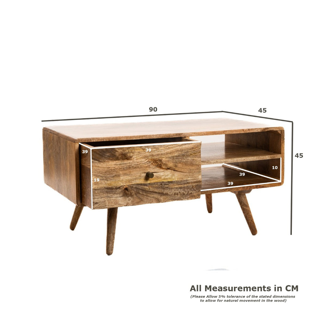 Geo Mango 90cm Coffee Table