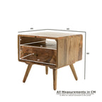 Geo Mango Side Table