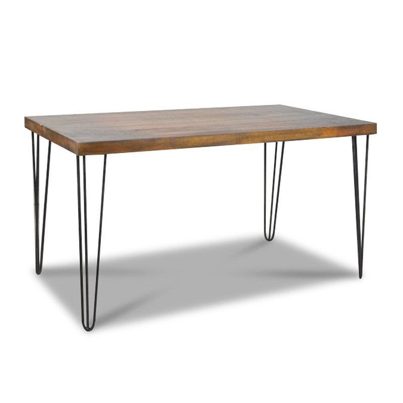 Vintage Mango Wood Dining Table, 140cm