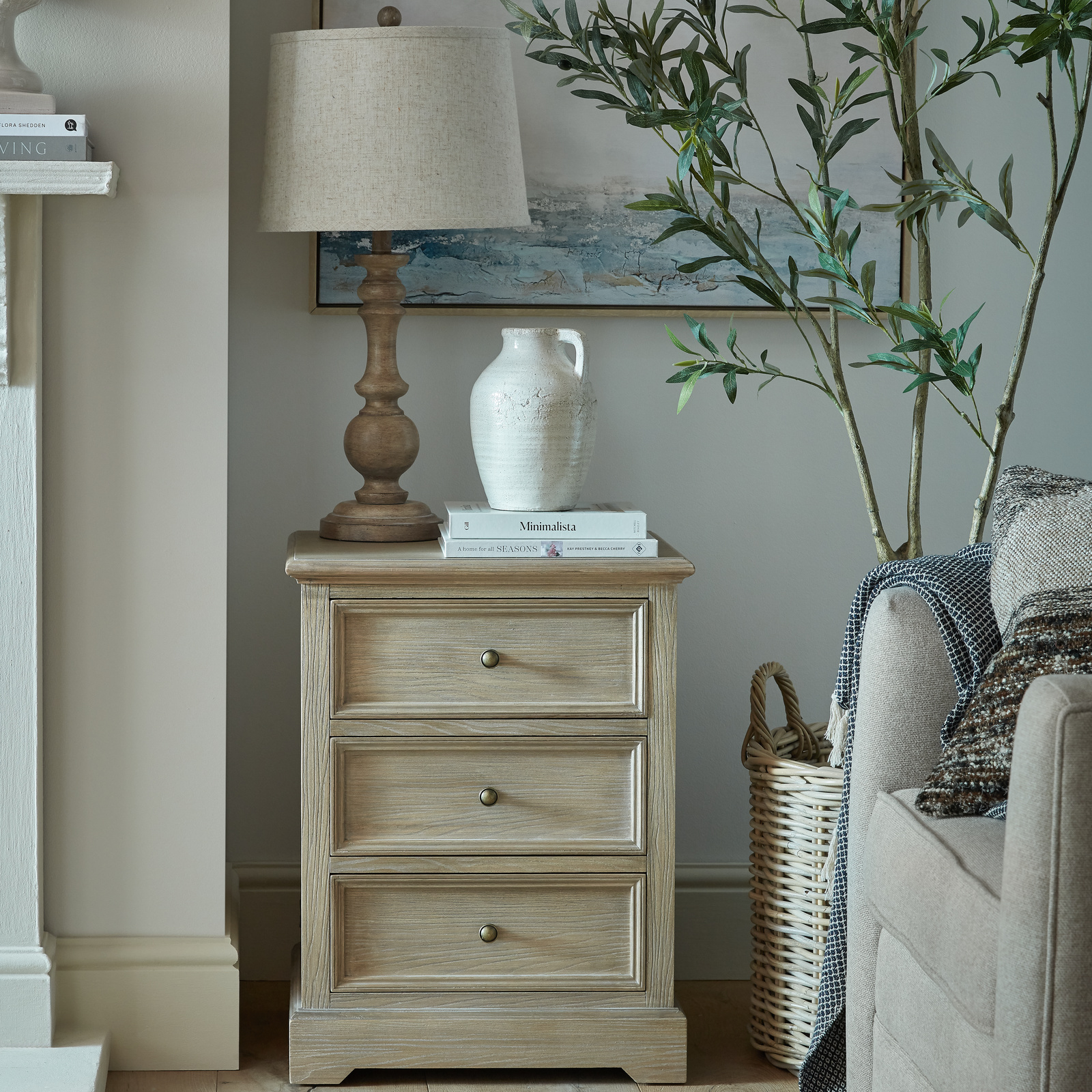 Delphine Collection 3-Drawer Chest